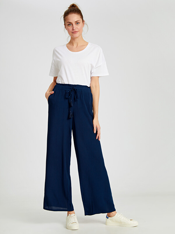 LCWAIKIKI Basic Woman Navy Trousers
