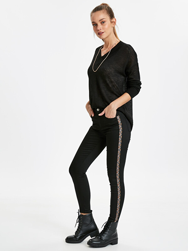 LCW Vision Pantalon Noir Femme