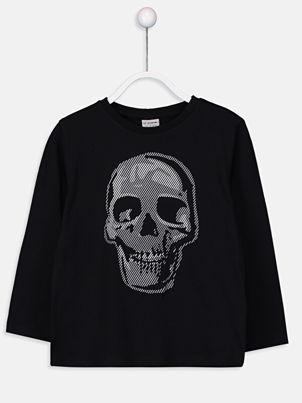 LCW Kids Boy Black T-Shirt