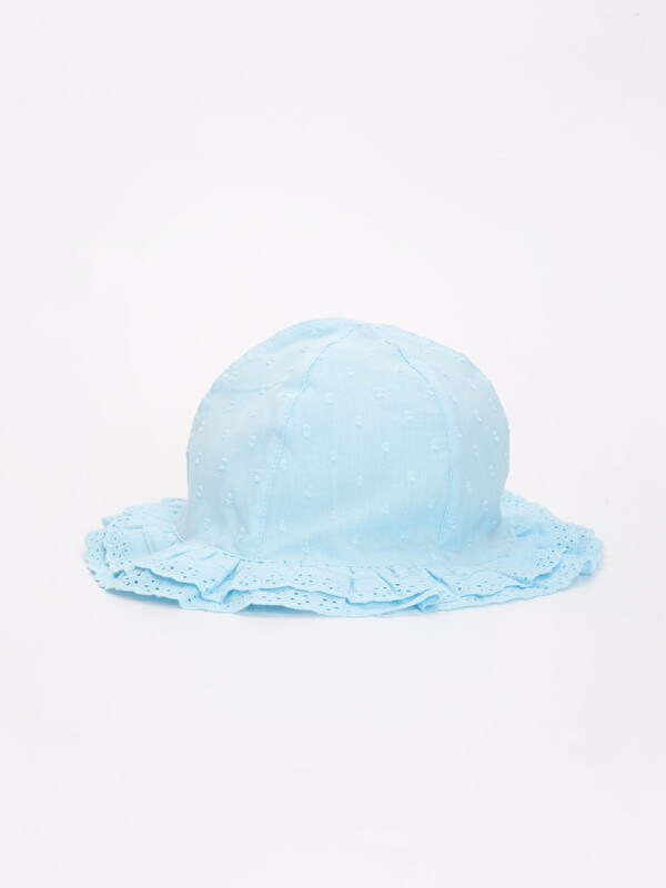 LCW baby Self-Patterned Frilly Baby Girl Hat