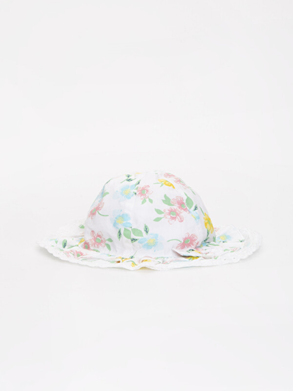 LCW baby Baby Girl White Baseball Cap