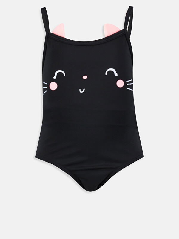 LCW baby Бебе момиче Черно Бански костюм