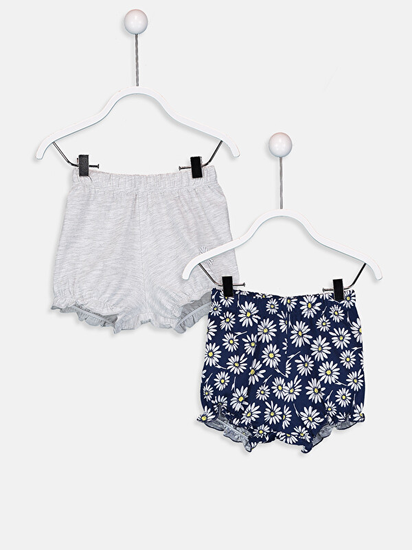 LCW baby 2-pack Baby Girl's Cotton Shorts