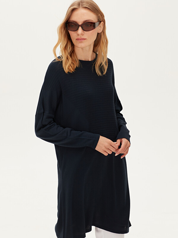 LCWAIKIKI Basic Crew Neck Women's Knitwear Tunic