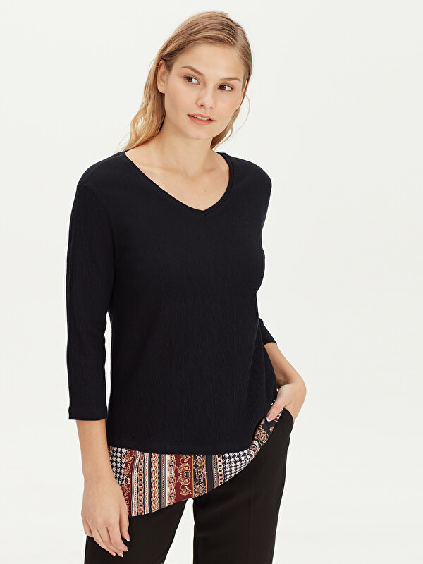 LCW Grace Standard Fit Printed Women's T-Shirt