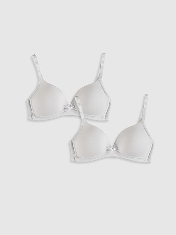 LCW Young Lot de 2 Soutiens-gorge Unis Sans Armature