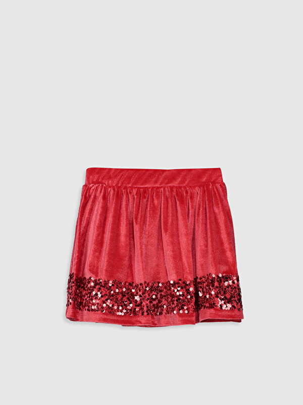 LCW Kids Барқыт қыз белдемше