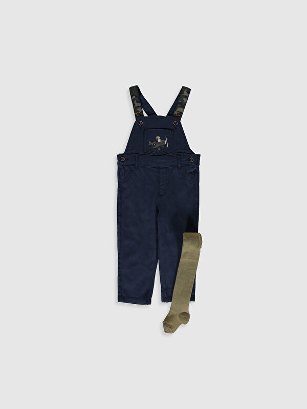 LCW baby Baby Boy NAVY Dungarees