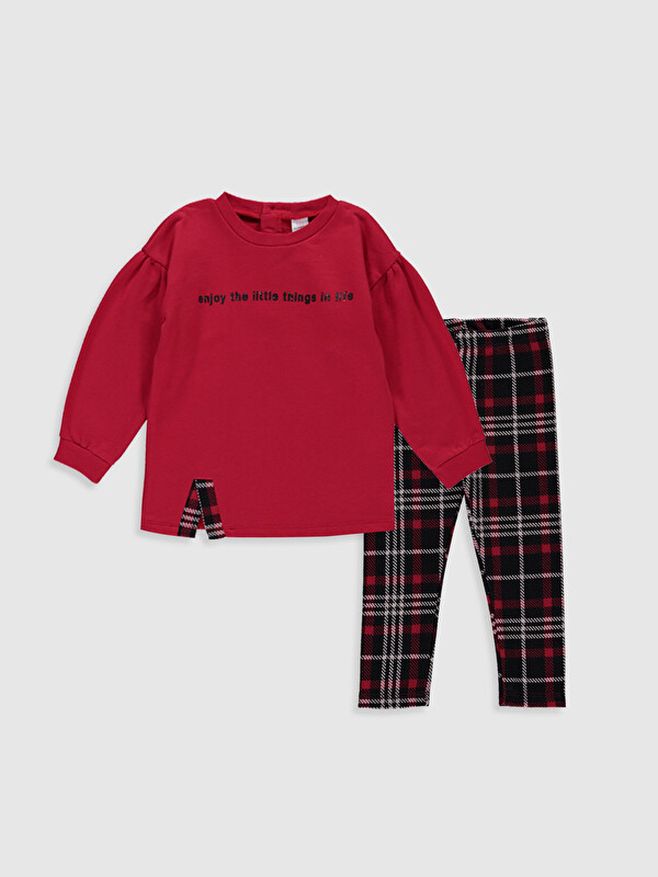 LCW baby Baby-Mädchen Rot Set