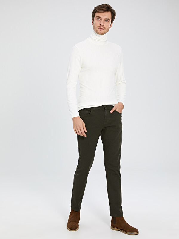 LCWAIKIKI Classic Slim Fit Twill Men's Trousers