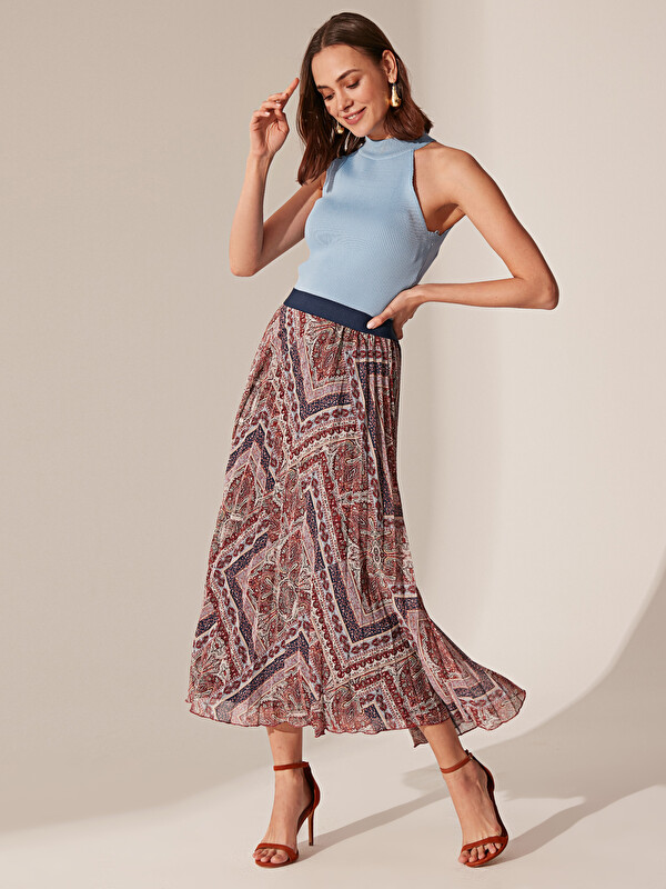 LCWAIKIKI Classic Comfortable Fit Chiffon Women's Skirt