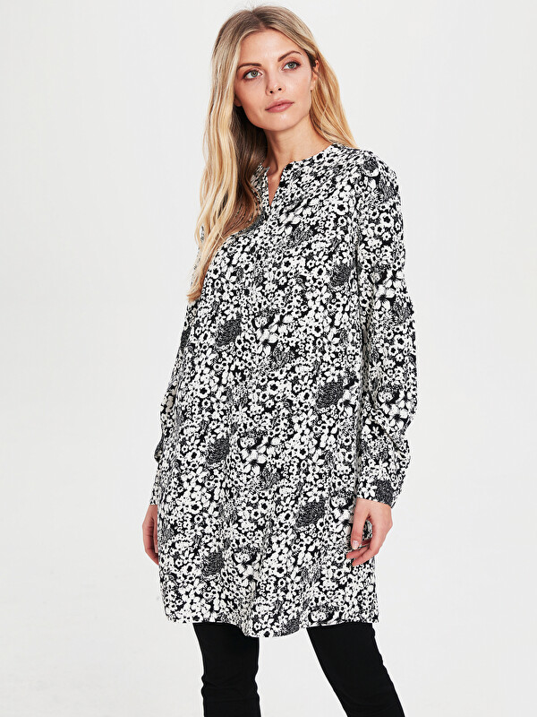 LCW Grace Grandad Collar Long Sleeve Women's Tunic