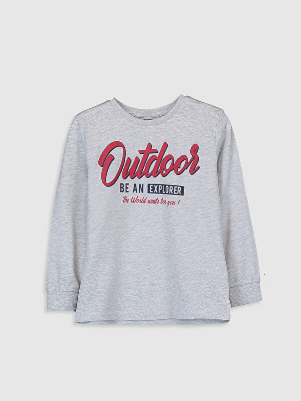 LCW Kids T-shirt à manches longues pour garçons à col rond
