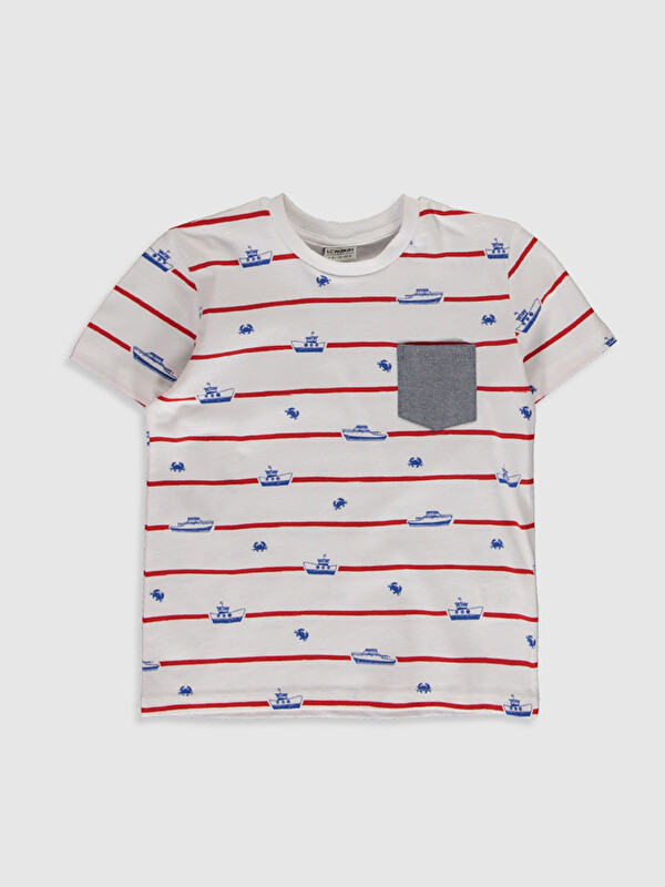 LCW Kids Boy's Printed Cotton T-Shirt
