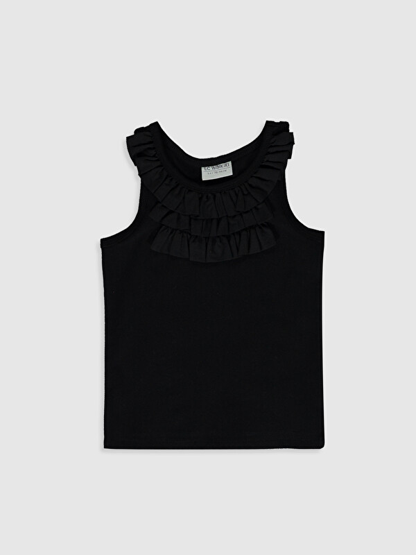 LCW Kids Girl's Ruffled Cotton Tank Top