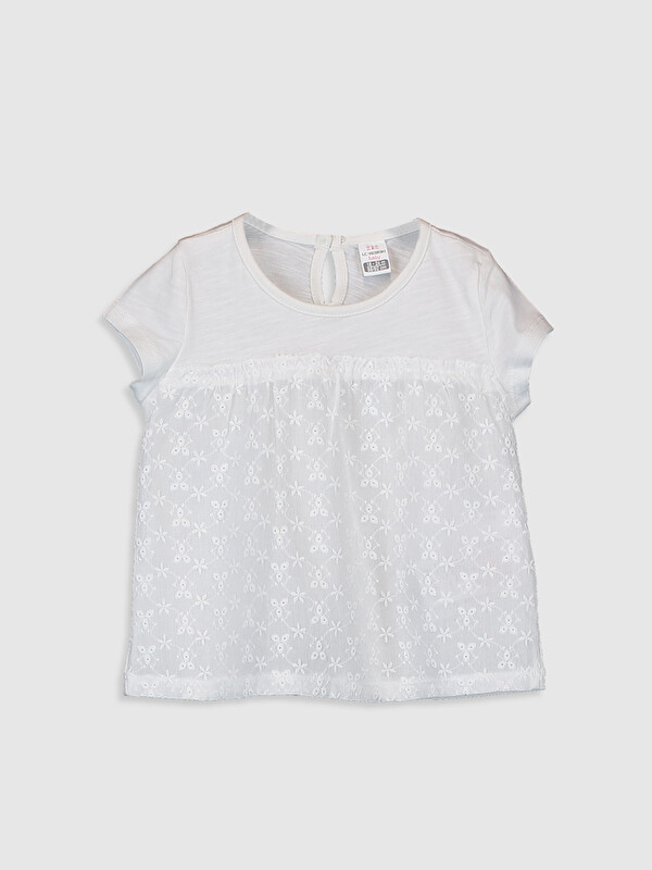 LCW baby T-shirt pour Bébé Filles à Manches Courtes et Col Rond