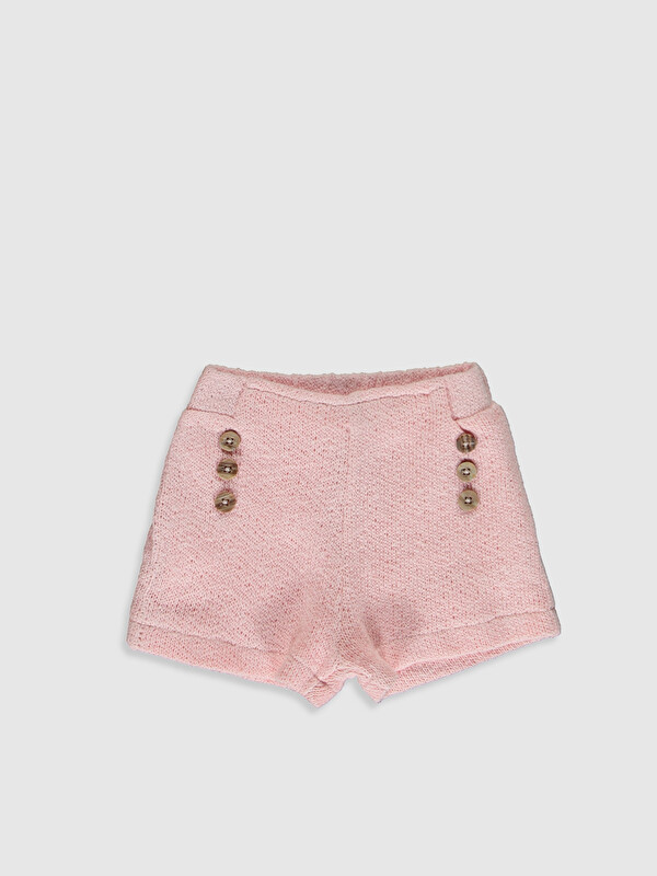 LCW baby شورت بناتي رضع بقصة عادية