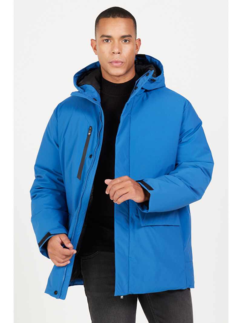 AC&Co / Altınyıldız Classics Mavi Erkek Saks Standart Fit Normal
