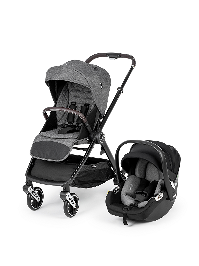 KANZ X-Go Ultimate Travel Sistem Bebek Arabası Silver Gri