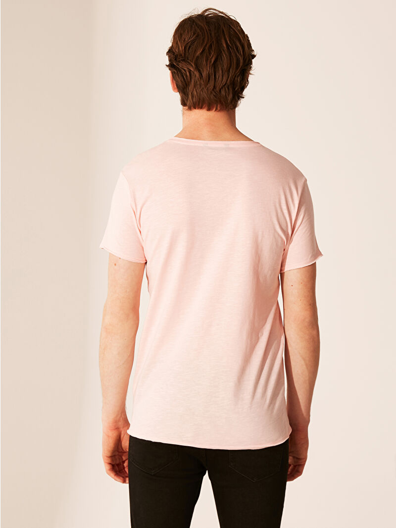 XSIDE Combed Cotton Men's T-Shirt -0SI253Z8-QAX - LC Waikiki