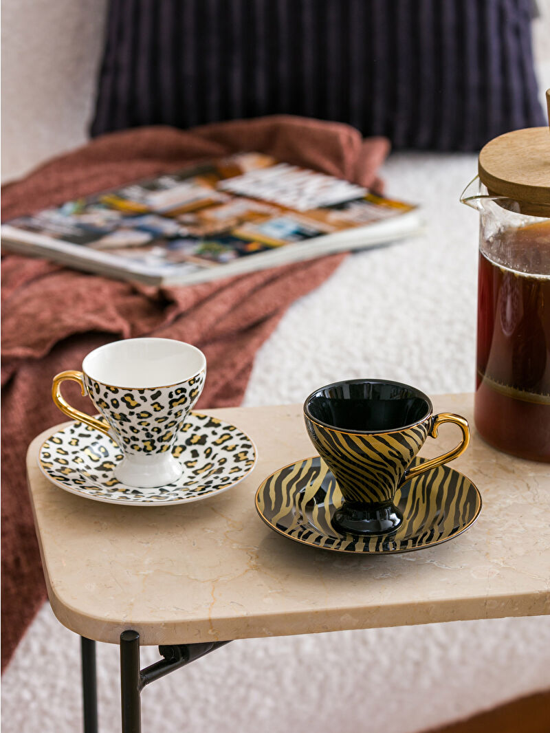 LCW HOME 2-Person Ceramic Coffee Cup Set 90 ml -S4BI18Z8-F9C