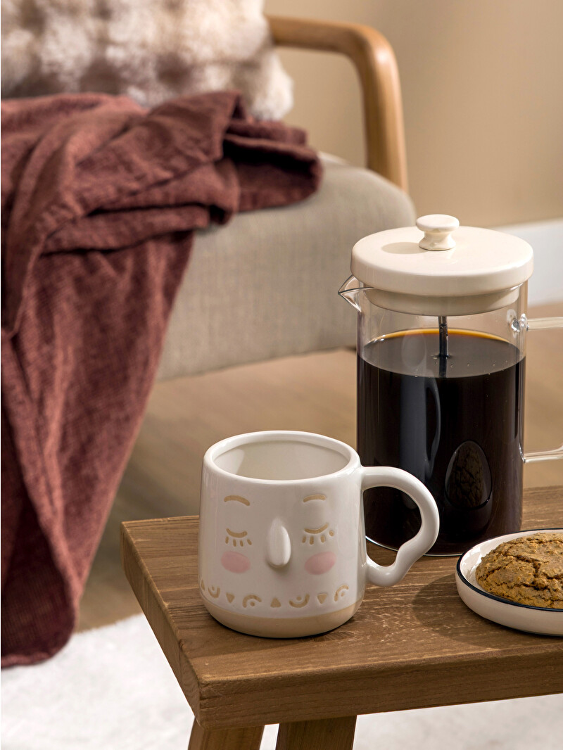 «991»◤完売◢セット北欧調house柄ミニポーチ＆ペンケース*ブラックカラー LCW HOME Керамическая кружка с лицом - S6I381Z8-M0T - LC Waikiki