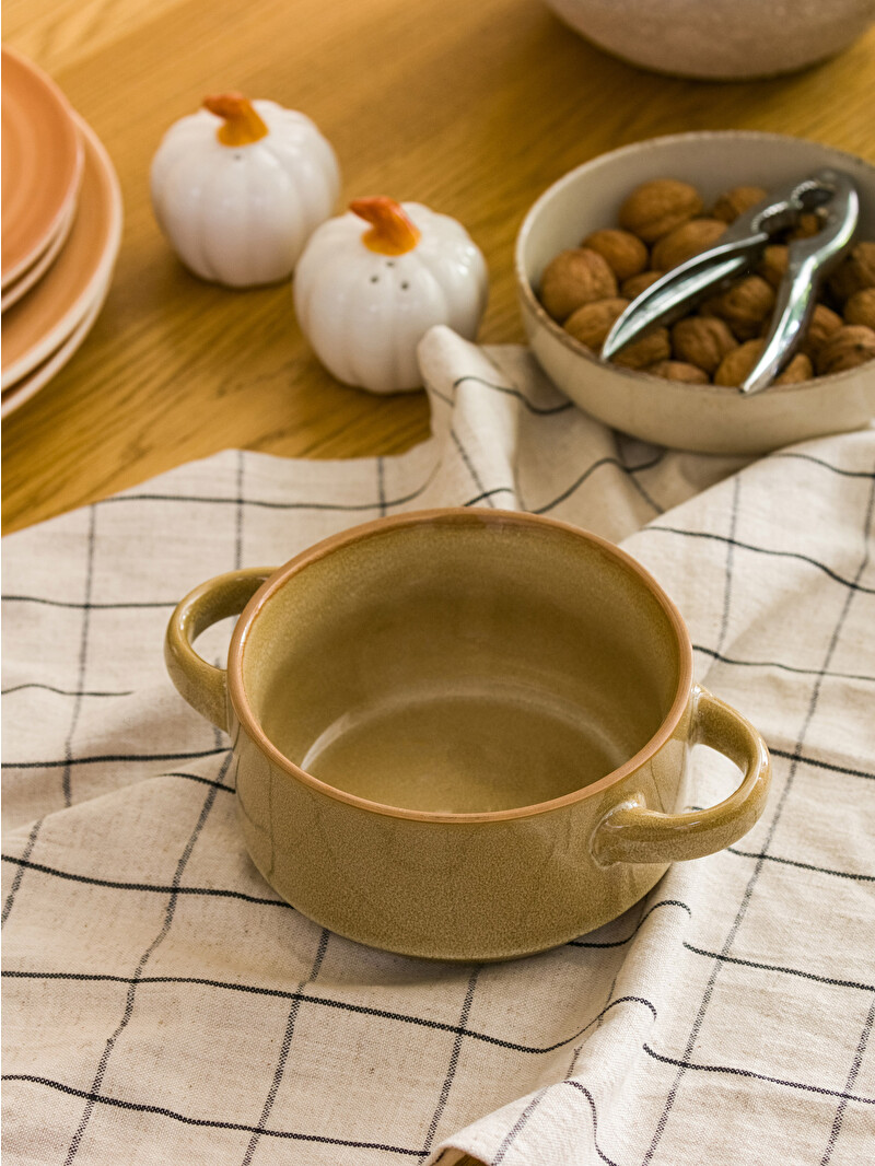 LCW HOME Ceramic Bowl with Handle 20 Cm - W37641Z8-VB4 | LC Waikiki