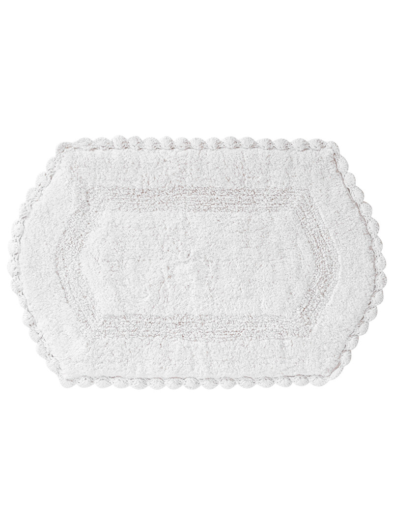 LCW HOME Bej Tomurcuk Desenli Banyo Paspası 50x80 cm - W59636Z8