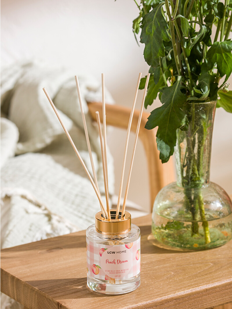 ミニチュアカクテルKセット桜夢気分 LCW HOME Peach Scented Reed Room Fragrance 100 ml - W5BF38Z8-F9C
