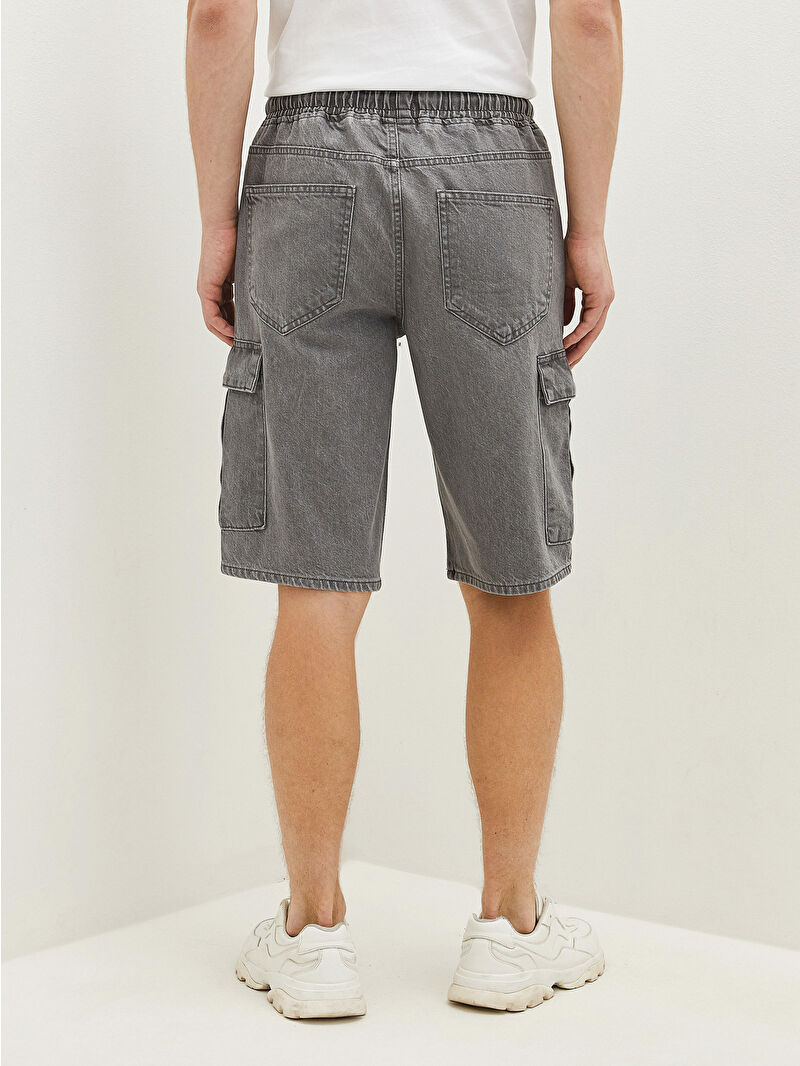 LCW Jeans Relaxed Fit Men's Bermuda Shorts -S1I635Z8-GRD