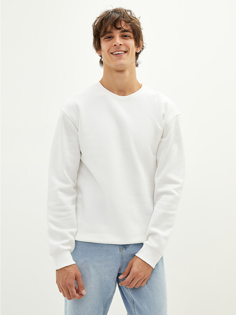 LC Waikiki Crew Neck Long Sleeve Basic Thick Men's Thick