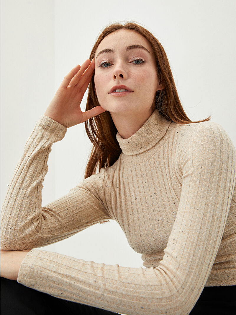 売れ筋商品|||イチ ニット&セーター レディース アウター IHKamara - Jumper - mottled beige aran WOOLLEN MILLS セーター ニット アラン模様Vネックセーター