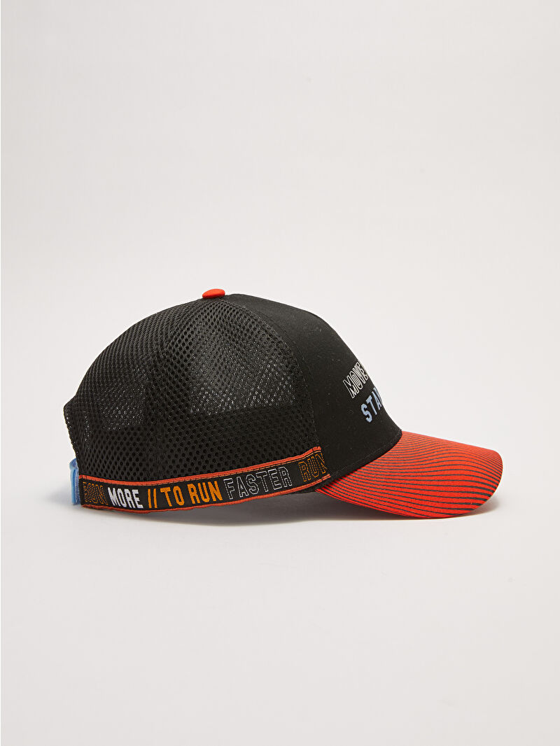 LCW ACCESSORIES Printed Boys' Baseball Cap with Mesh Detail