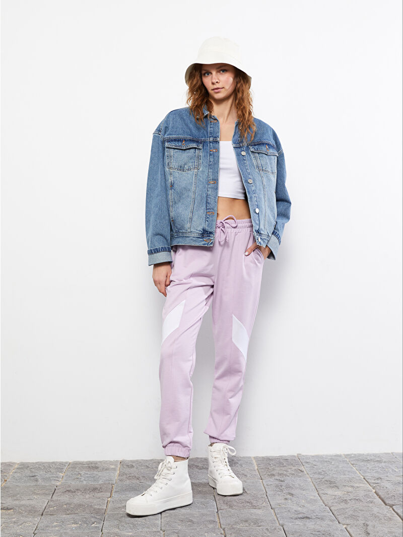 【新品タグ付】west's ヒッコリーパンツ LCW Vision Elastic Waist Women's Jogger Sweatpants with