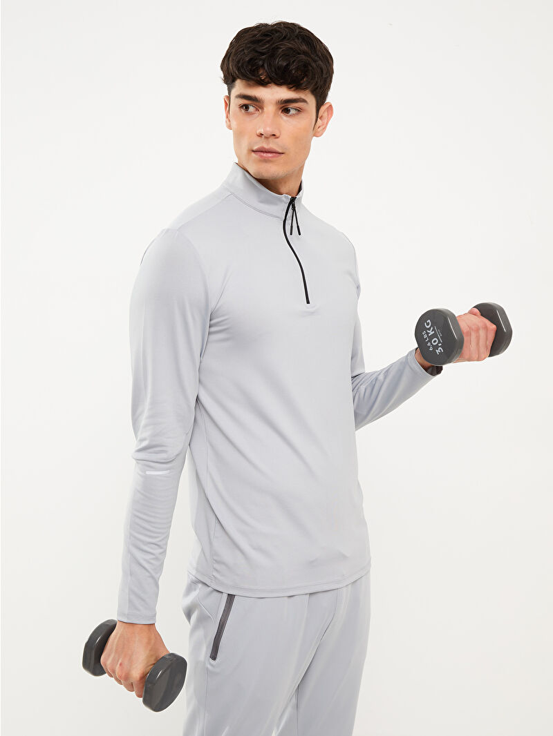 XSIDE ACTIVE Dik Yaka Uzun Kollu Erkek Spor Sweatshirt - W28447Z8