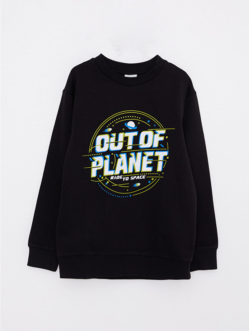注目の福袋をピックアップ！ Long Printed Neck Crew Waikiki LC Sleeve Sweatshirt Boys' トップス