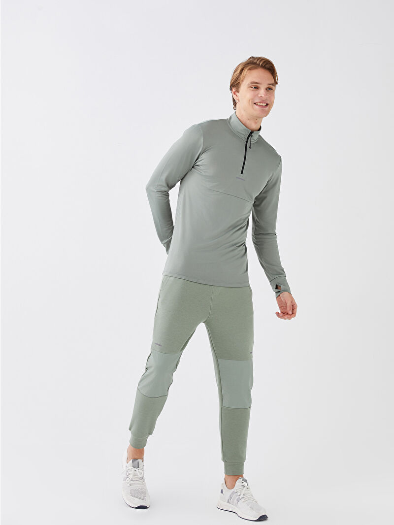 XSIDE ACTIVE High Collar Long Sleeve Men's Sports Sweatshirt