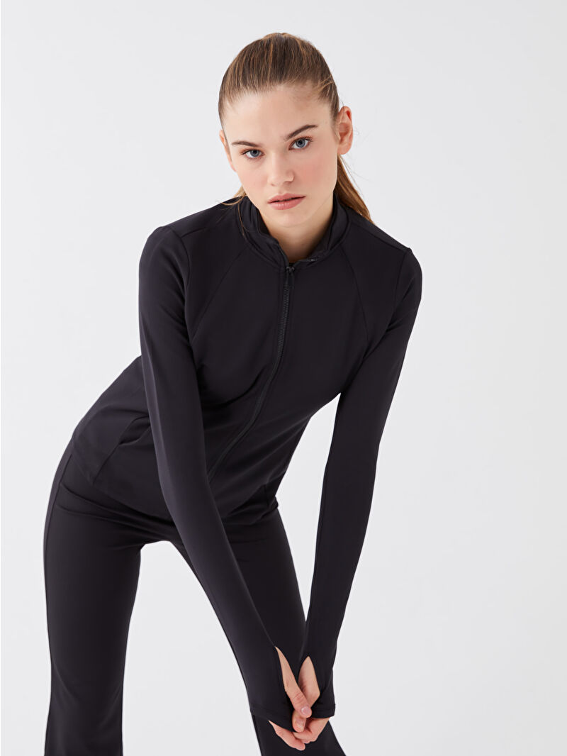 XSIDE ACTIVE Turtle Neck Women's Sports Cardigan - W2BC08Z8-RQN