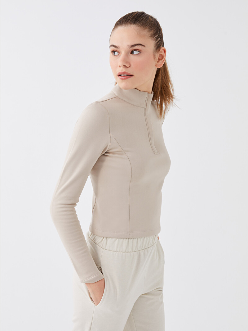 XSIDE ACTIVE Turtle Neck Regular Long Sleeve Women's Sports T