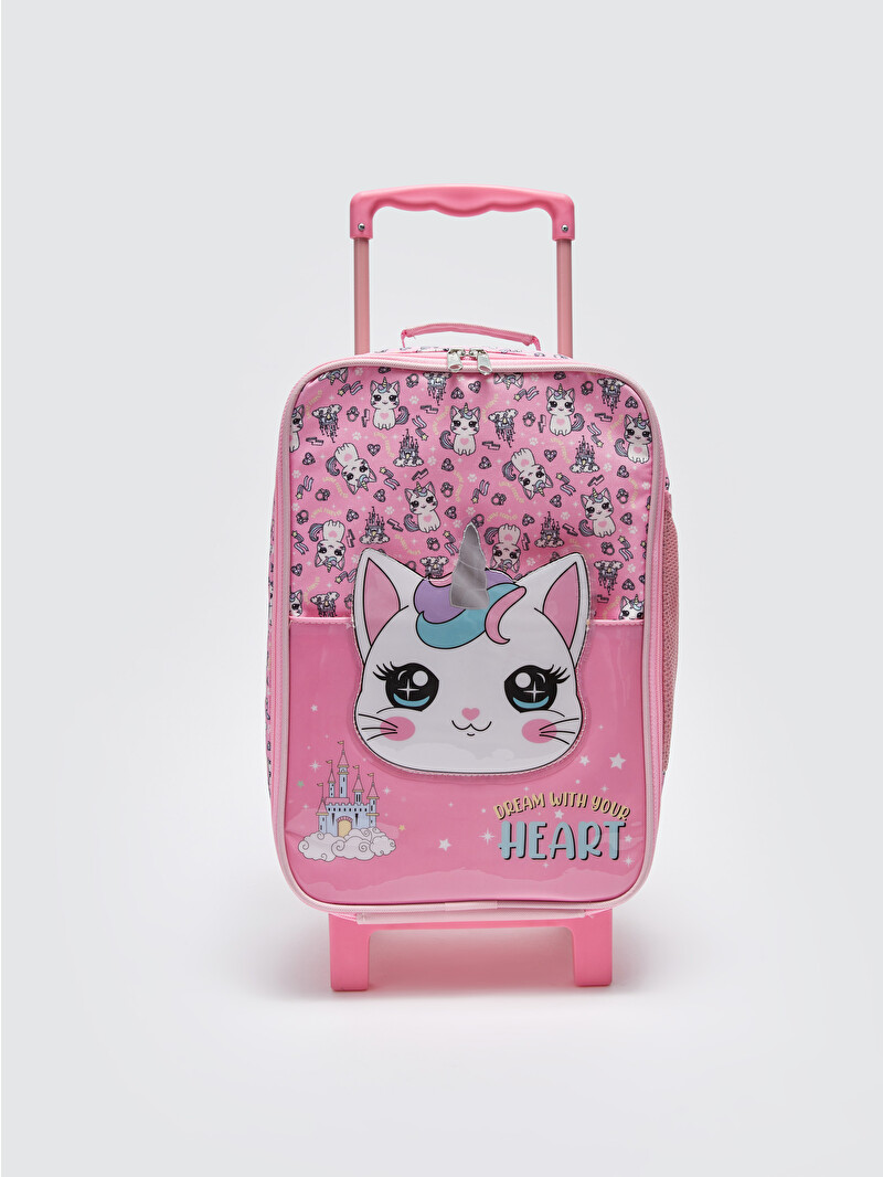 LCW ACCESSORIES Printed Girls' Trolley Bag - S37293Z4-LT4 - LC Waikiki
