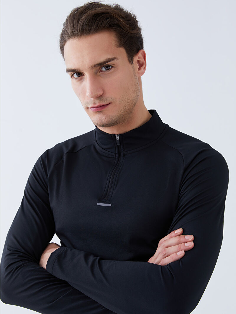 XSIDE Dik Yaka Uzun Kollu Erkek Spor Tişört -S37318Z8-CVL | LCW