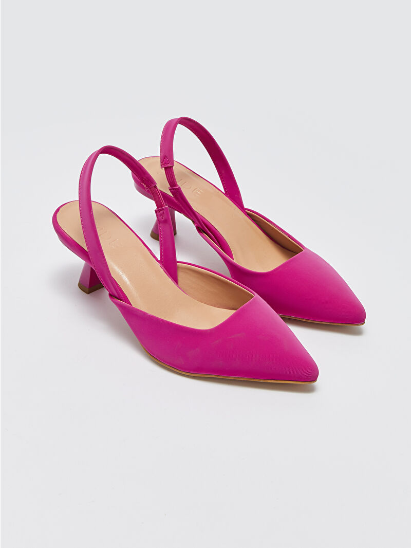 予約注文*SALE*Pajaris*シースルー使いバンドゥ*LAUREN*FUCSIA XSIDE Faux Leather Pointed Toe Women's High Heels -S3G243Z8