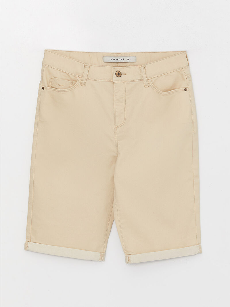 発掘 - 新登場ブランド Normal Waist Slim Fit Women's Jean Shorts -S3J170Z8-FX0 - LC トップス