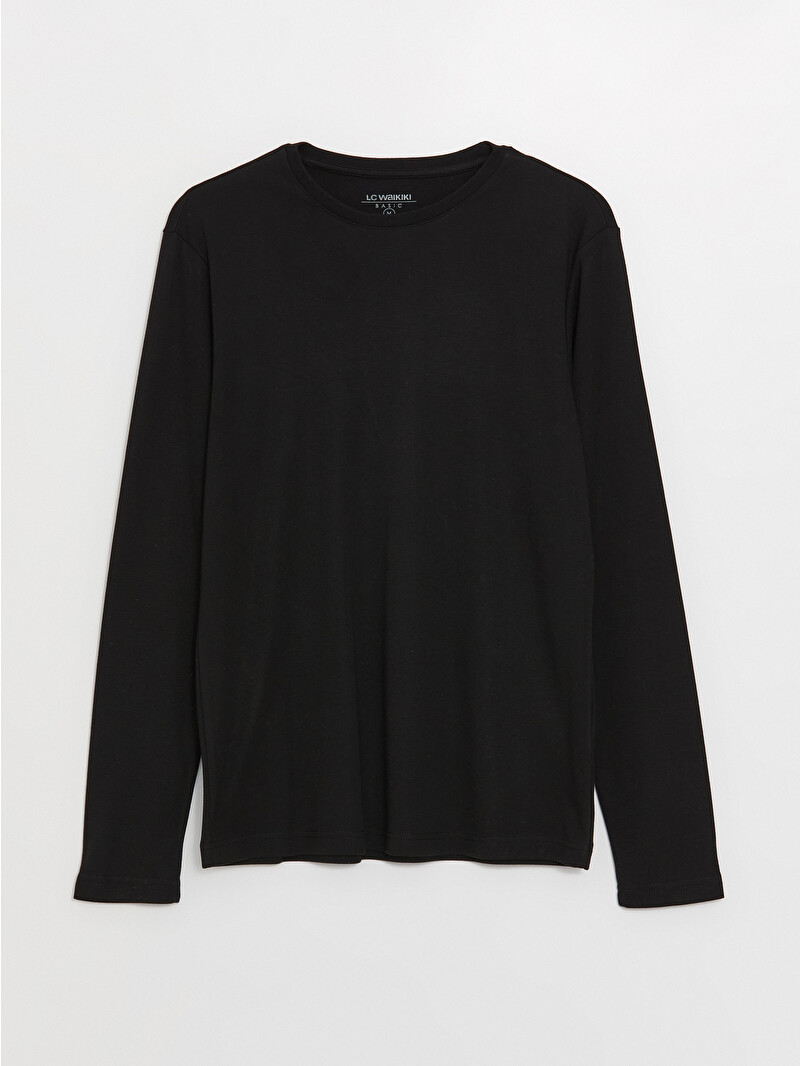 LCWAIKIKI Classic Crew Neck Long Sleeve Men's T-Shirt - W36275Z8