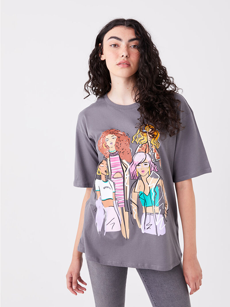 Tシャツ・カットソー ^ ^ Women's Boxy Fit Short Sleeve T-Shirt 47C858G ZS4010_061825043920.png