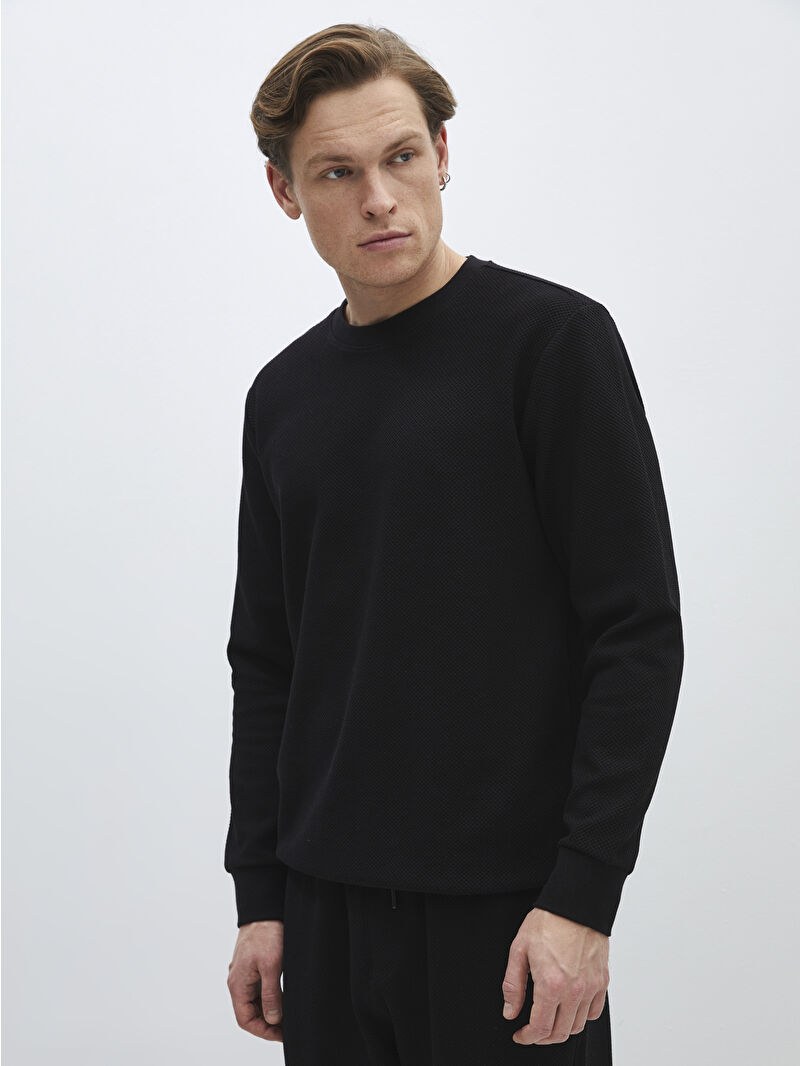 SLIMANE/スウェット/8/コットン/BLK// XSIDE Slim Fit Printed Men's Jogger Sweatpants -W28640Z8-CVL