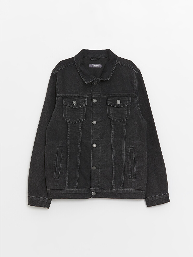 LCW Kids Collared Neck Boys' Denim Jacket - S44400Z4-326 - LC Waikiki