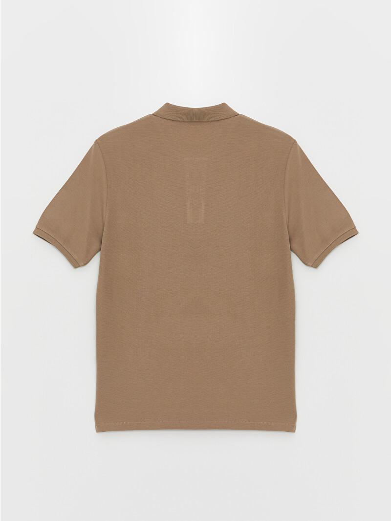 SIXPAD Sleep Top (Short Sleeve) L ベージュ LCW Vision Polo Neck Short Sleeve Men's T-Shirt - S4DG50Z8-PSD