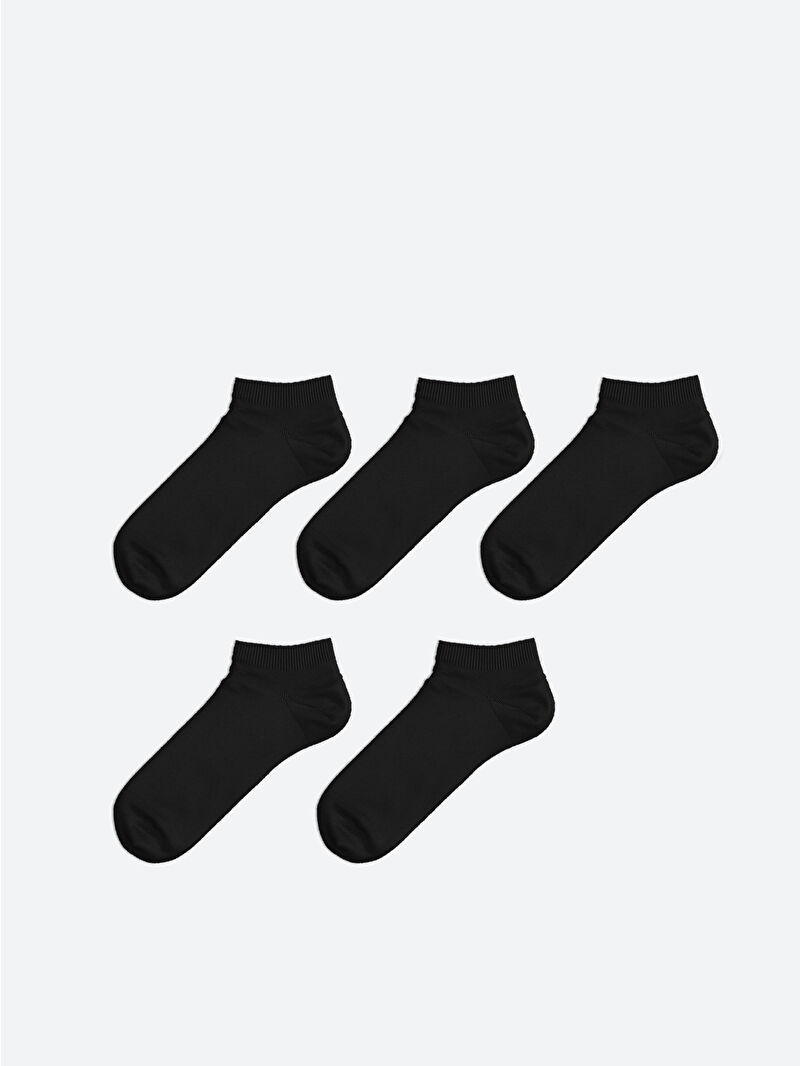なーせ LCW ACCESSORIES Striped Men's Bamboo Booties Socks 5 Pack