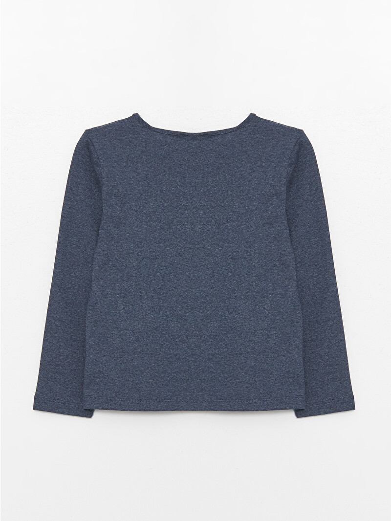 LCW ECO Crew Neck Basic Long Sleeve Girls' T-Shirt - S4JK97Z4-V9R